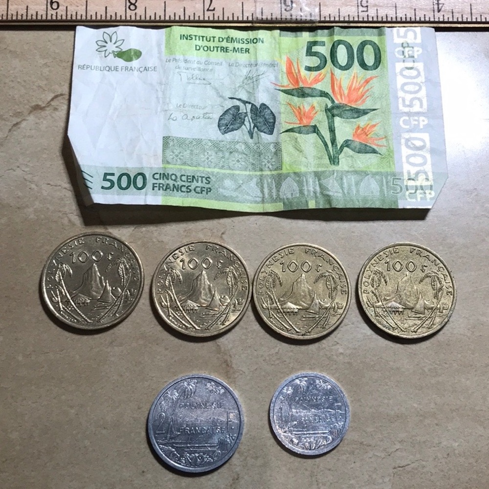 French Polynesian Francs CFP Franc
